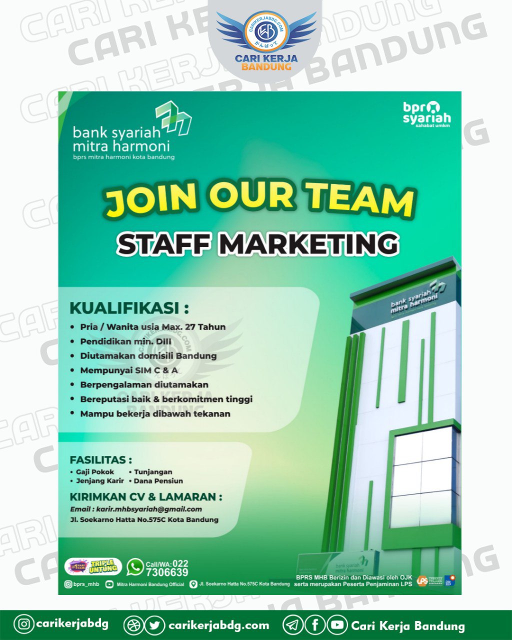 PT. BPR Syariah Mitra Harmoni Kota Bandung